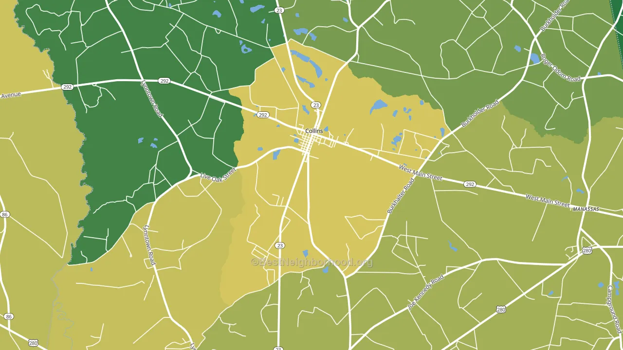 30421, GA block-group voter-turnout map
