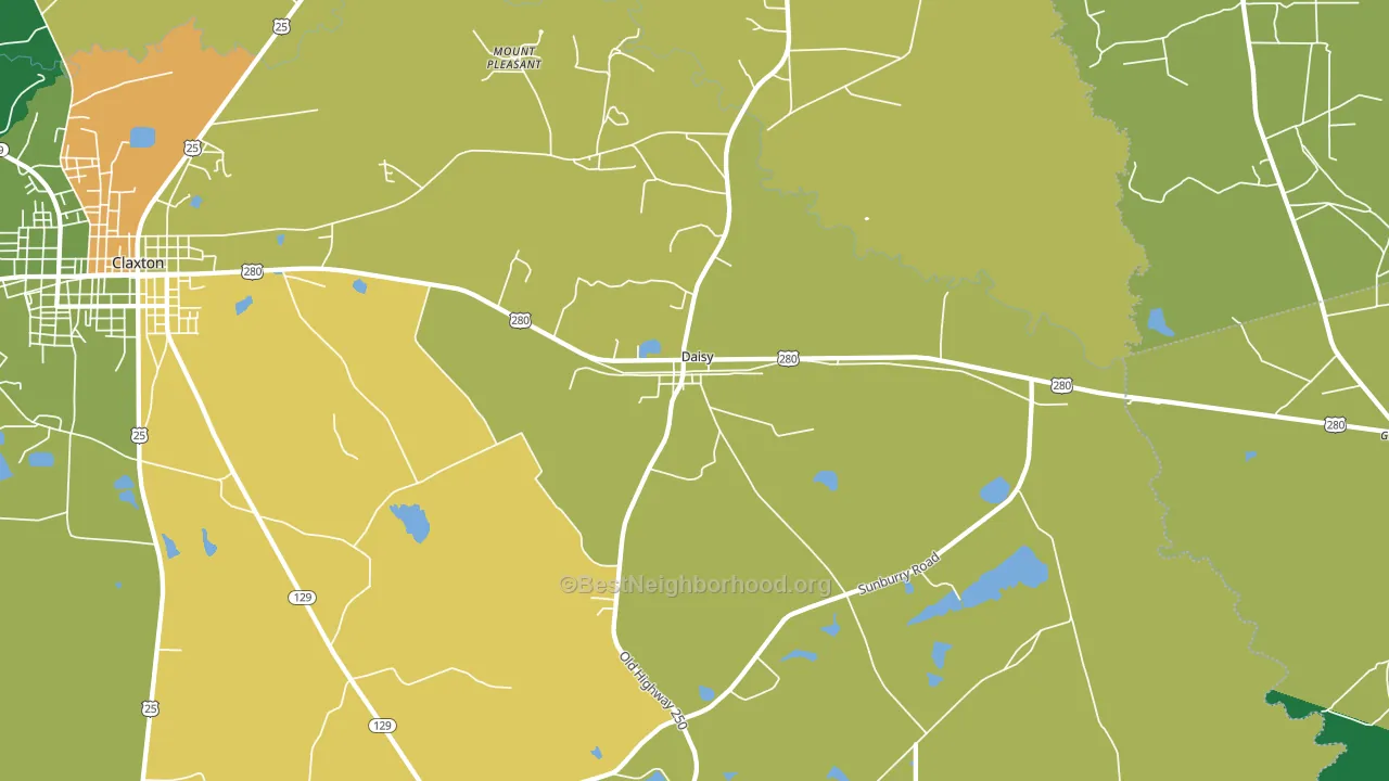 30423, GA block-group voter-turnout map
