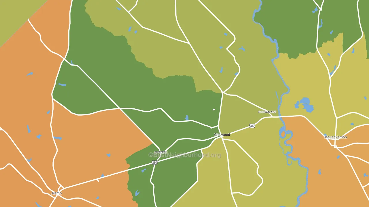 30428, GA block-group voter-turnout map
