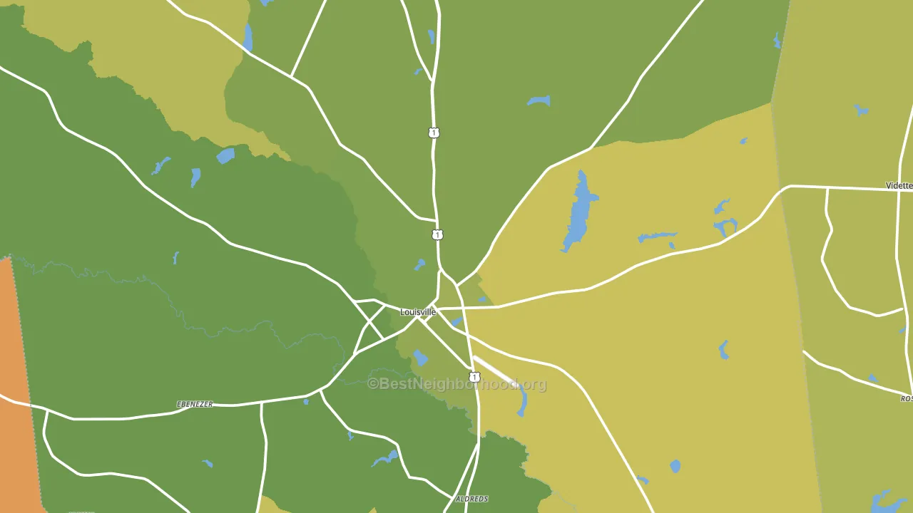 30434, GA block-group voter-turnout map