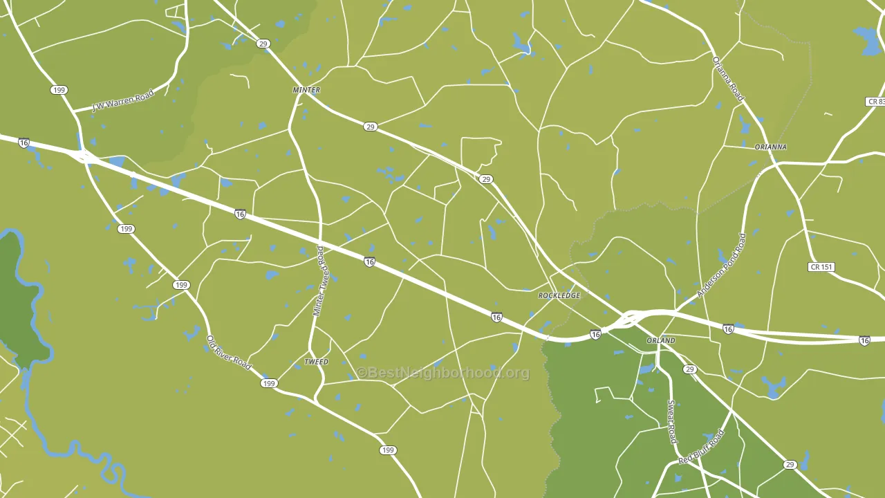 30454, GA block-group voter-turnout map