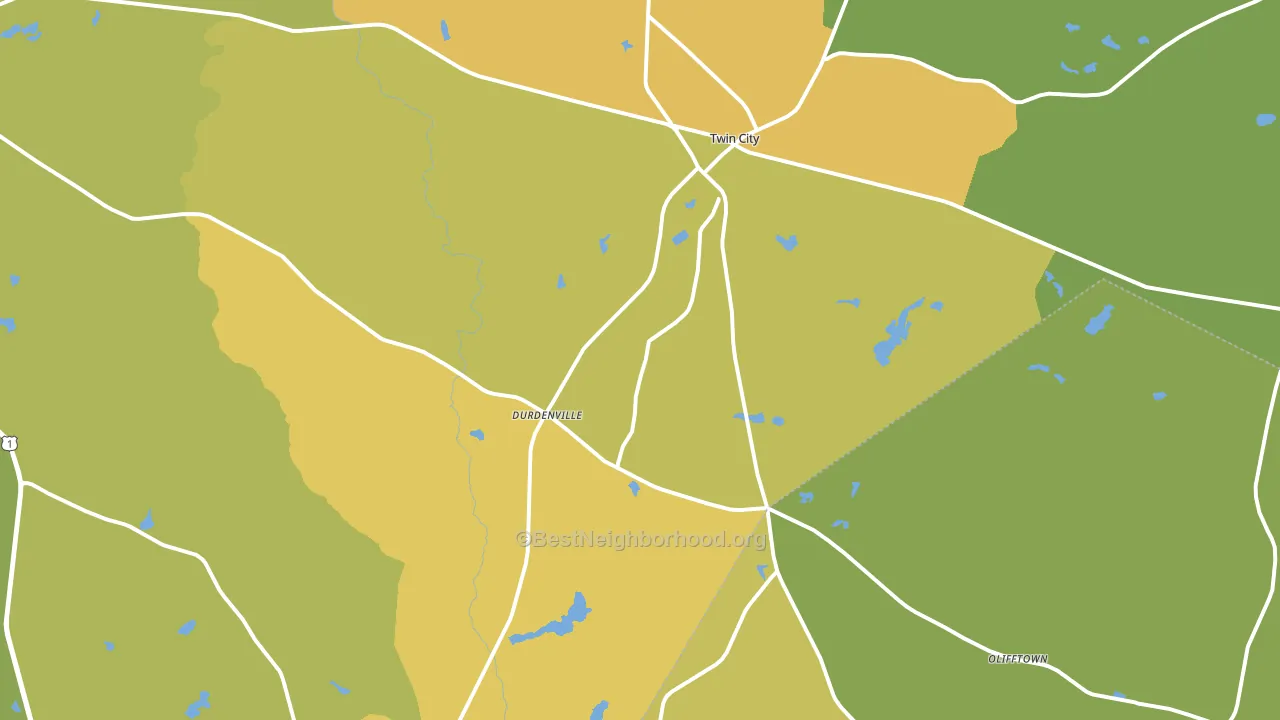 30471, GA block-group voter-turnout map