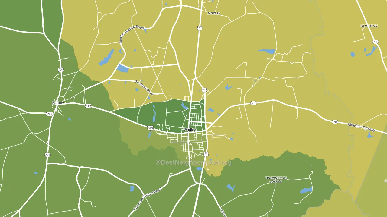30477, GA block-group voter-turnout map