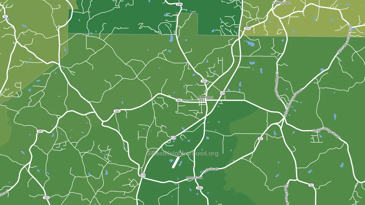 30527, GA block-group voter-turnout map