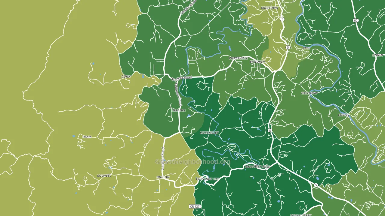 30541, GA block-group voter-turnout map