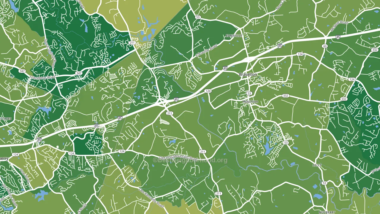 30548, GA block-group voter-turnout map