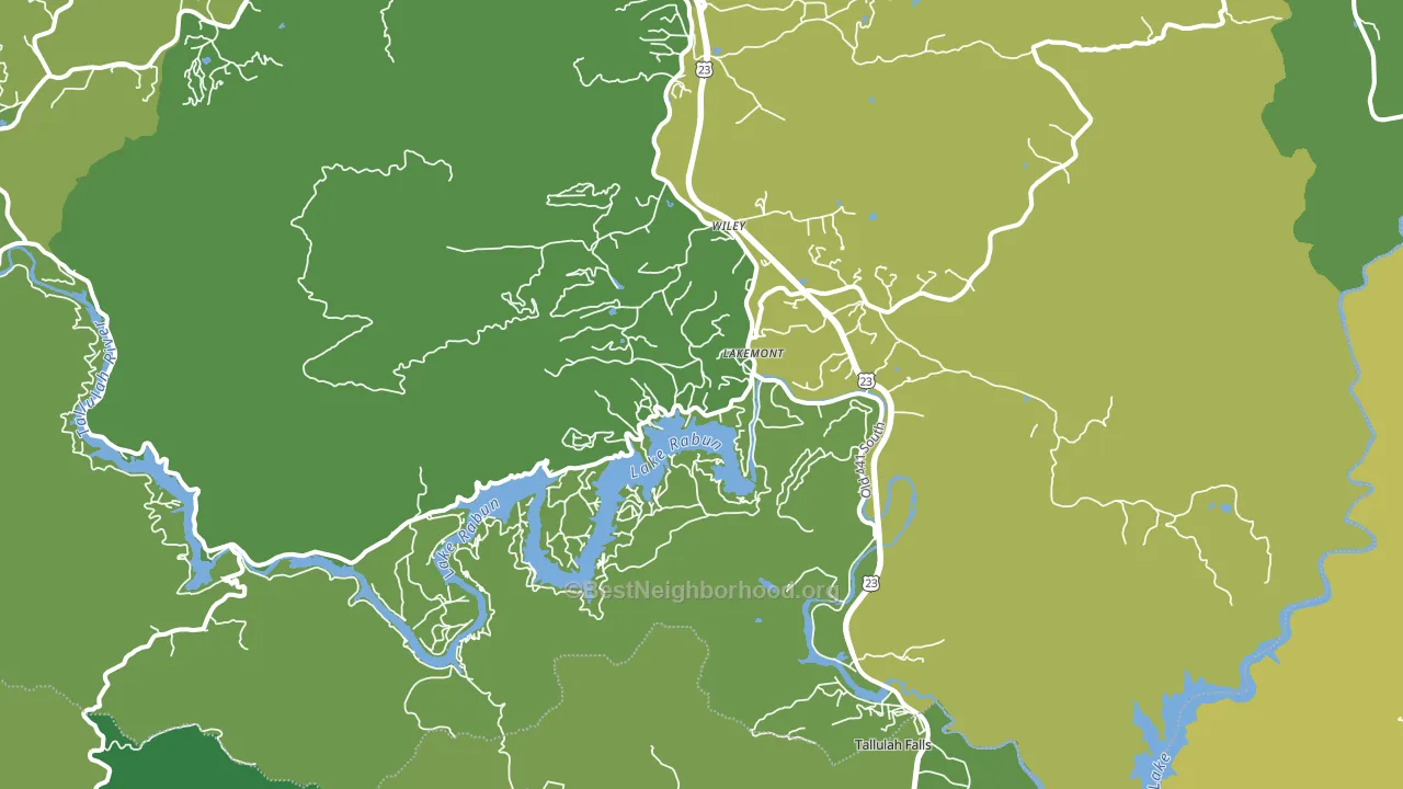 30552, GA block-group voter-turnout map