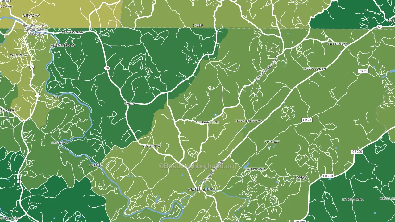 30559, GA block-group voter-turnout map