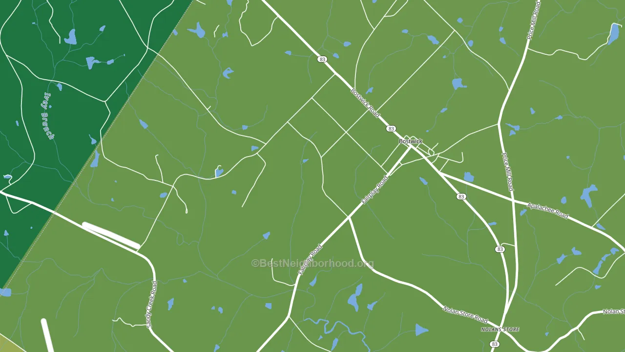 30623, GA block-group voter-turnout map
