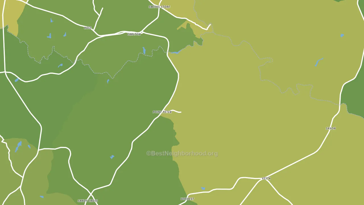 30627, GA block-group voter-turnout map