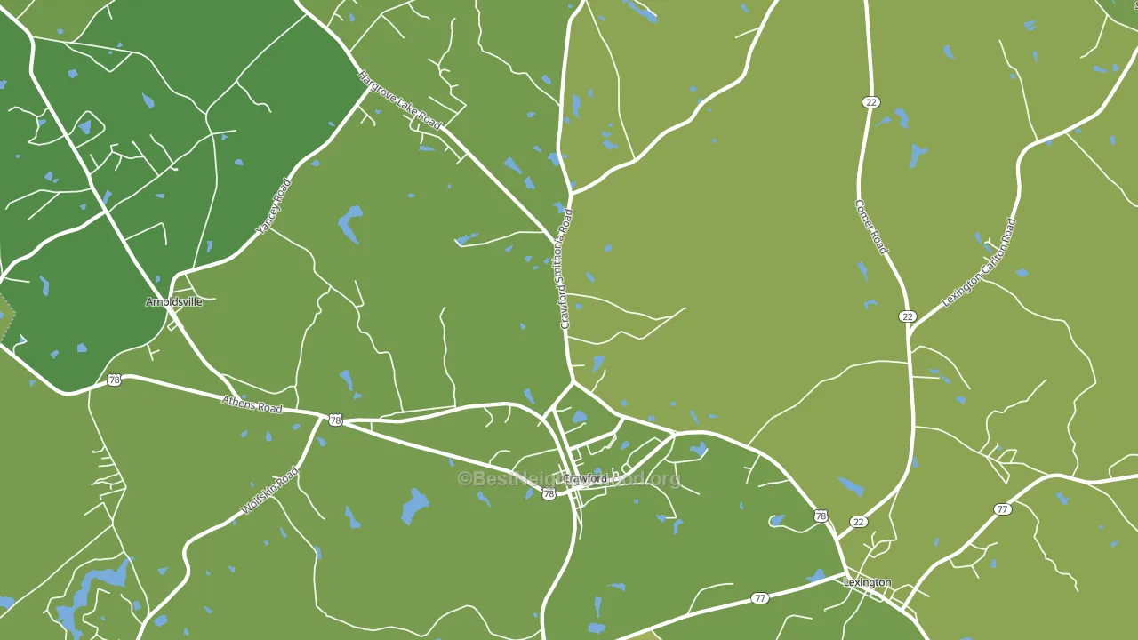 30630, GA block-group voter-turnout map