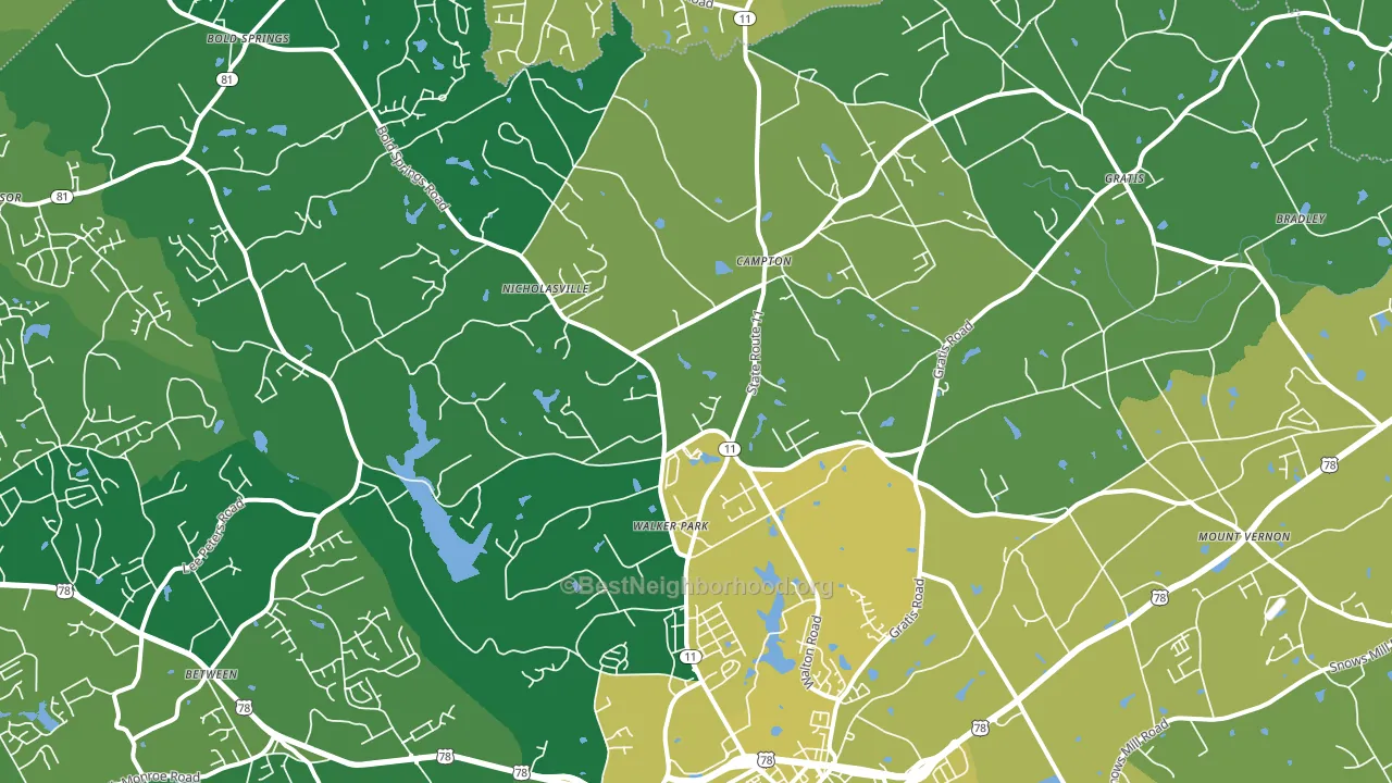 30656, GA block-group voter-turnout map