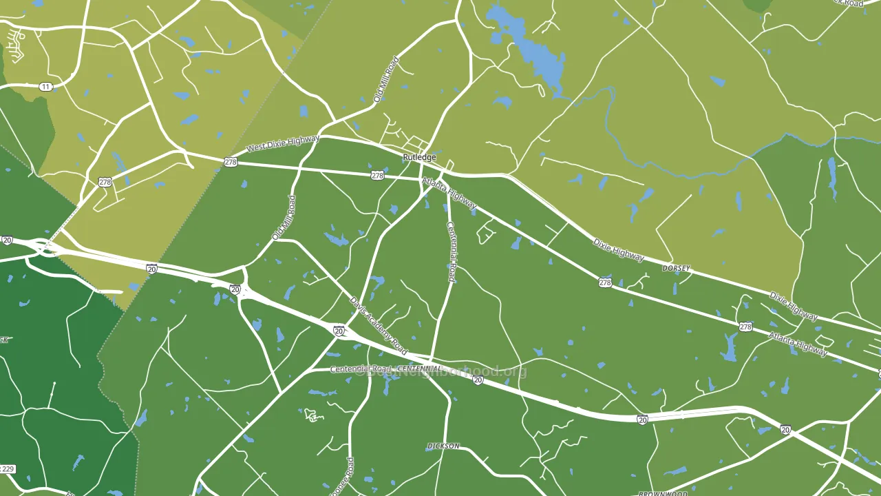 30663, GA block-group voter-turnout map