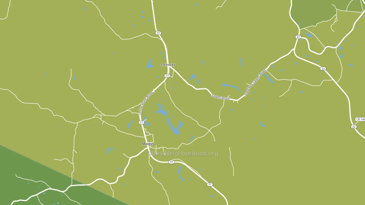 30667, GA block-group voter-turnout map