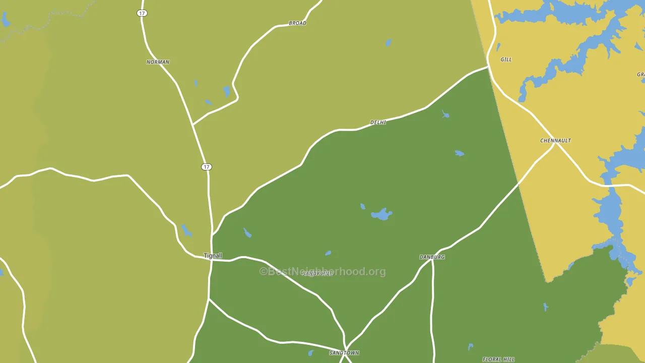 30668, GA block-group voter-turnout map