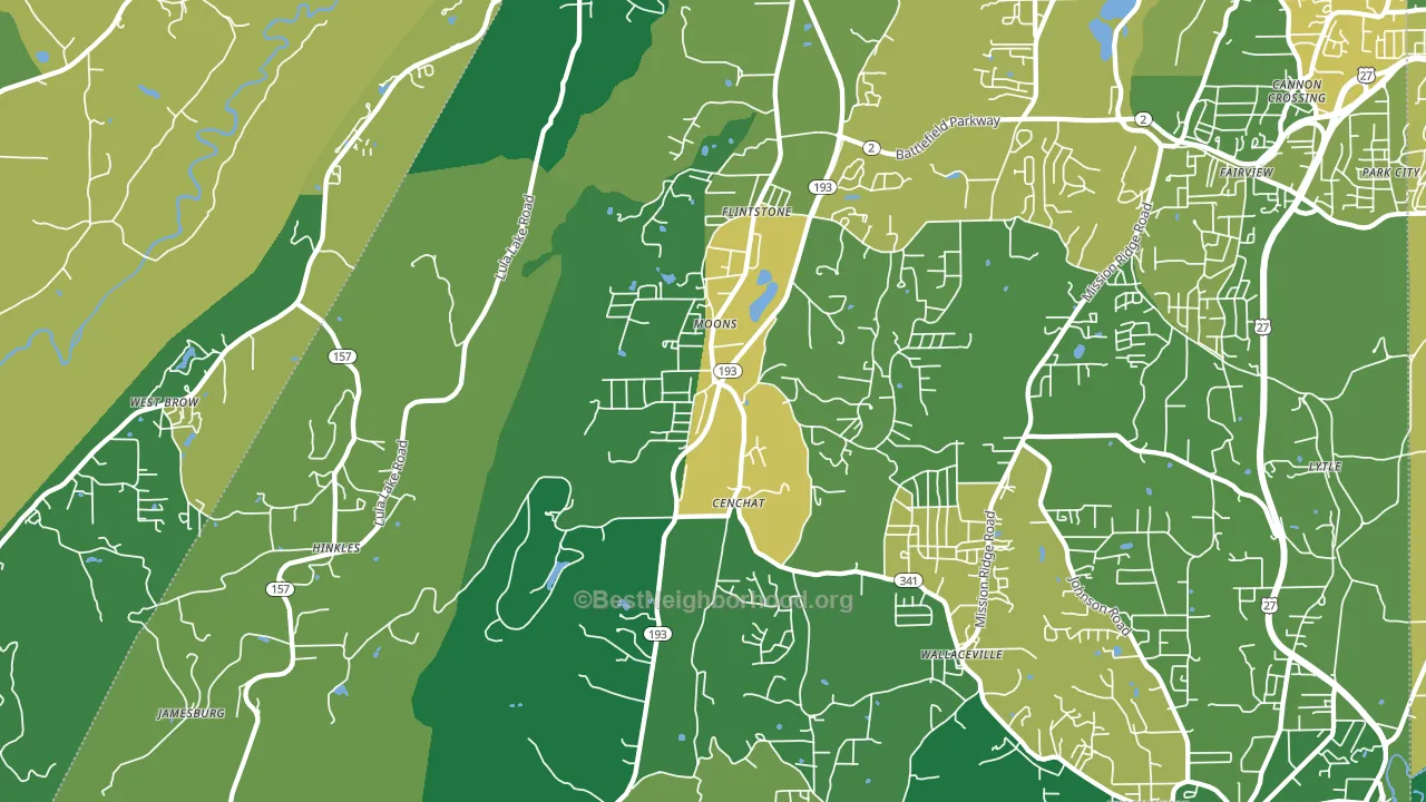 30725, GA block-group voter-turnout map