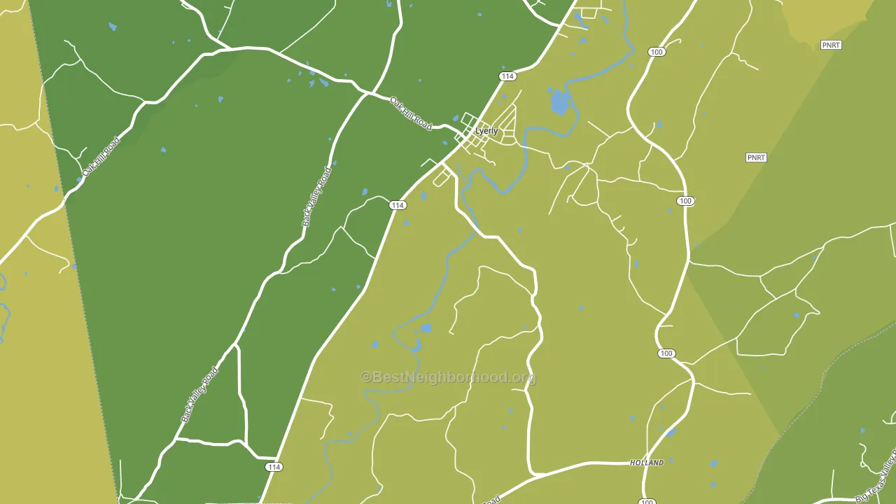 30730, GA block-group voter-turnout map