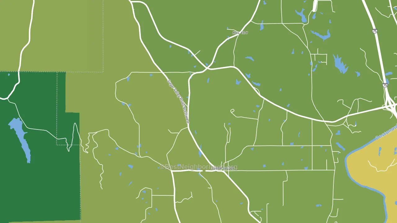 30746, GA block-group voter-turnout map