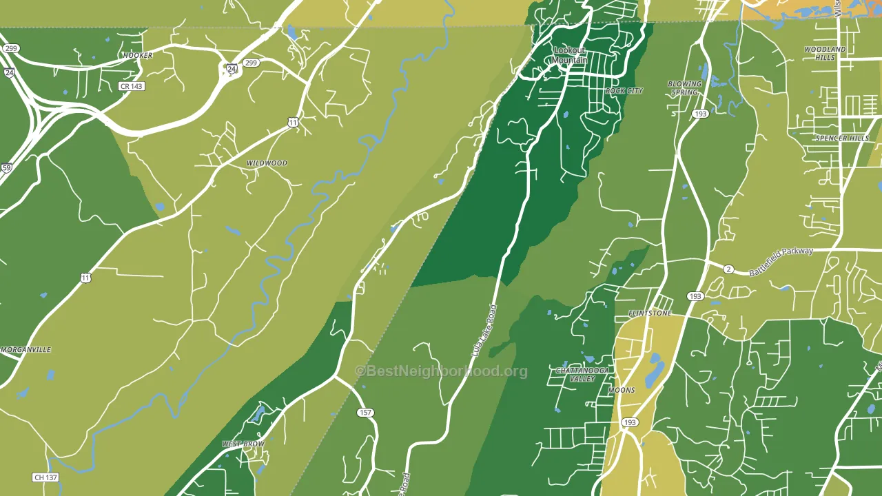 30750, GA block-group voter-turnout map