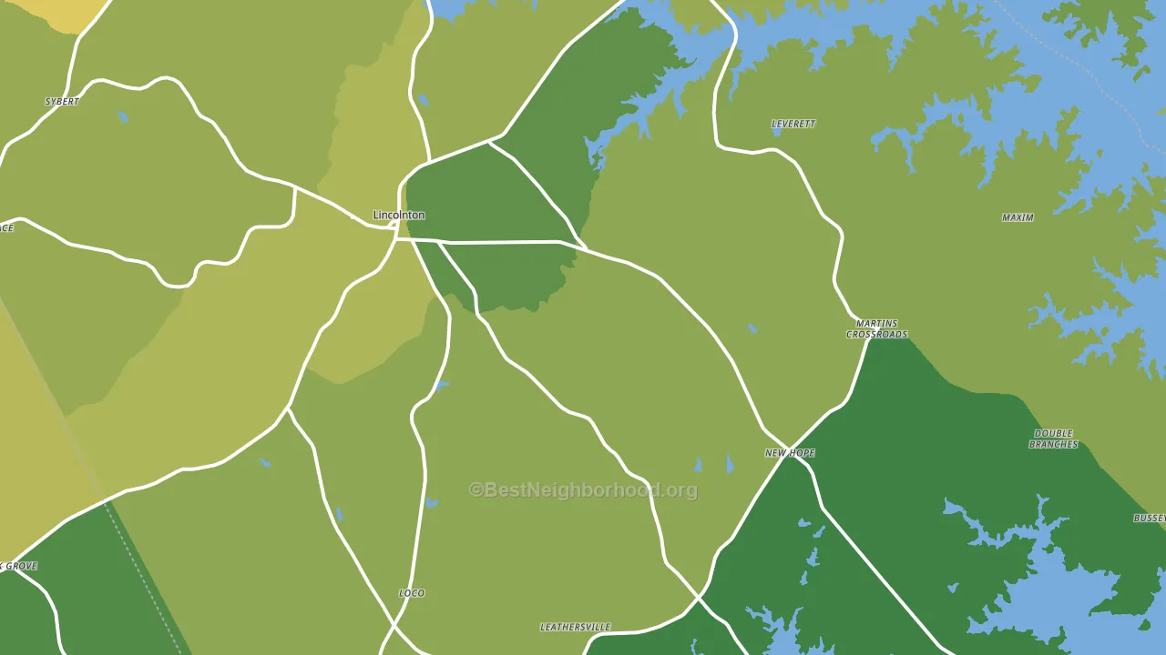 30817, GA block-group voter-turnout map