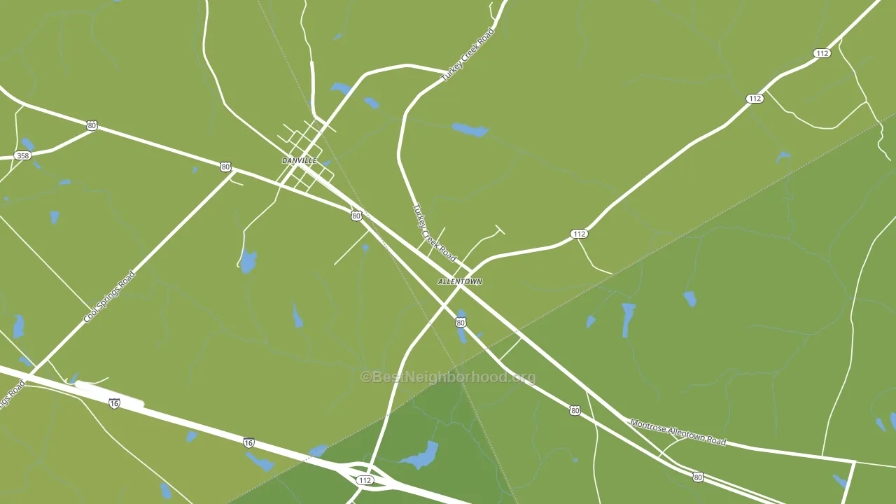 31003, GA block-group voter-turnout map