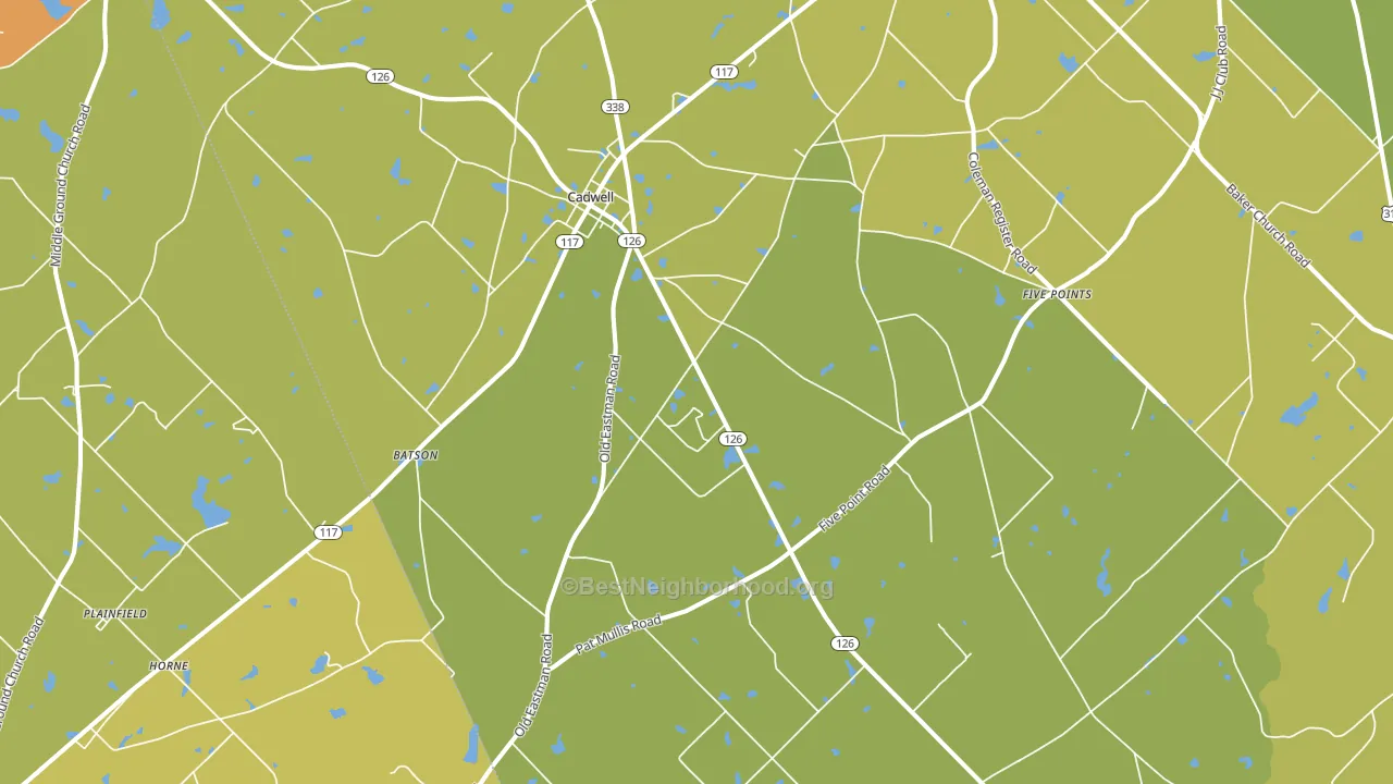 31009, GA block-group voter-turnout map