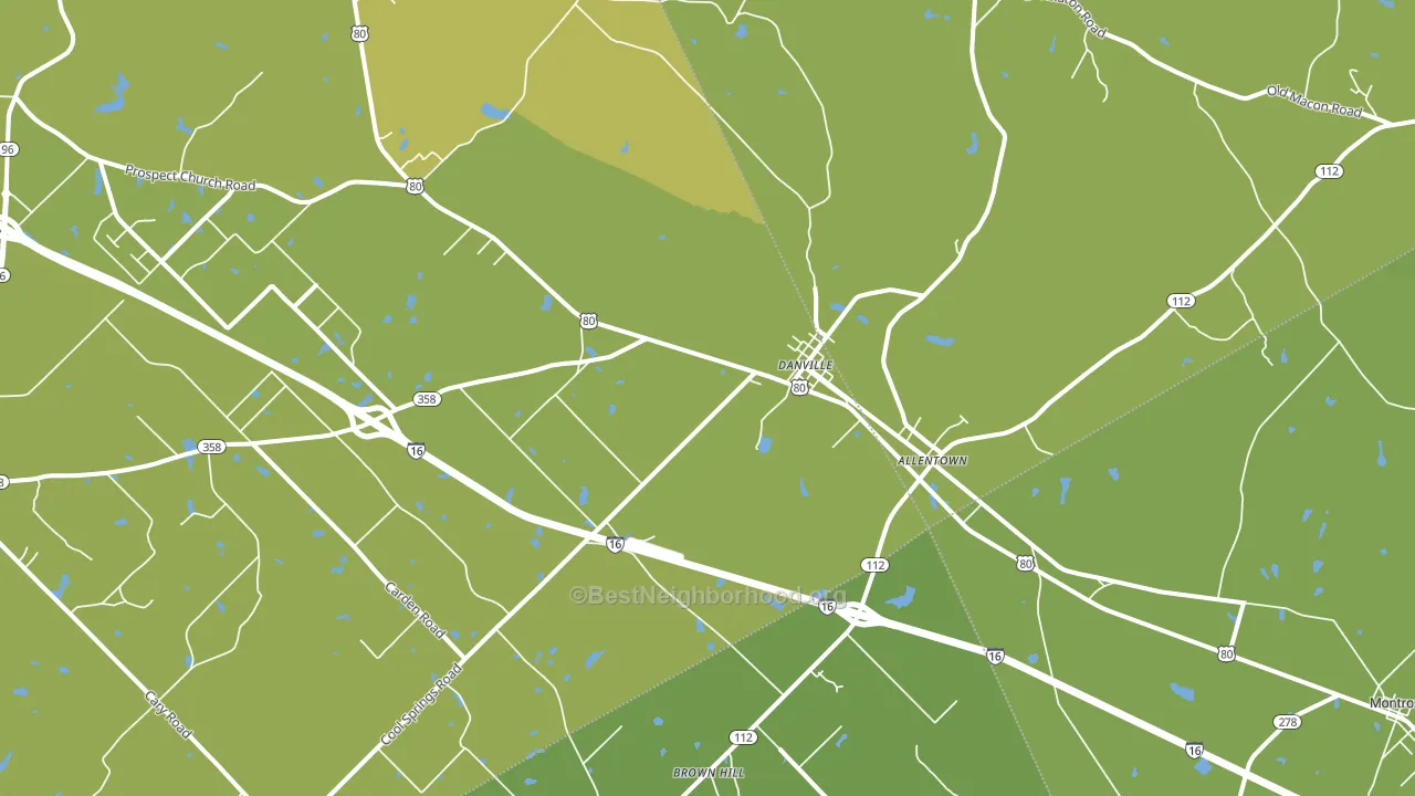 31017, GA block-group voter-turnout map