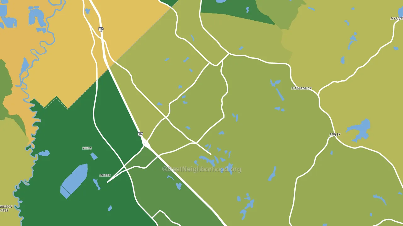 31020, GA block-group voter-turnout map