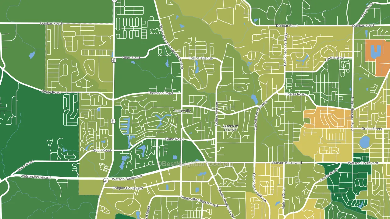 31028, GA block-group voter-turnout map