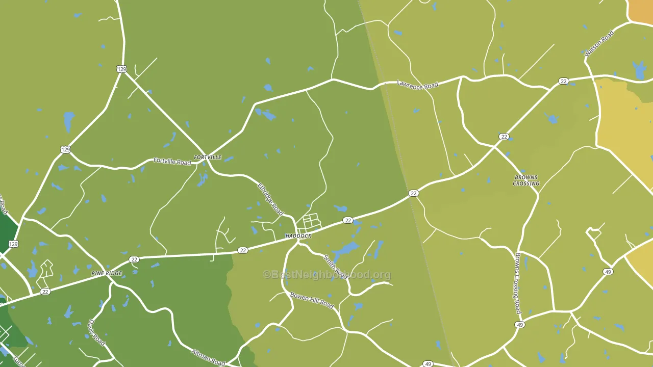 31033, GA block-group voter-turnout map
