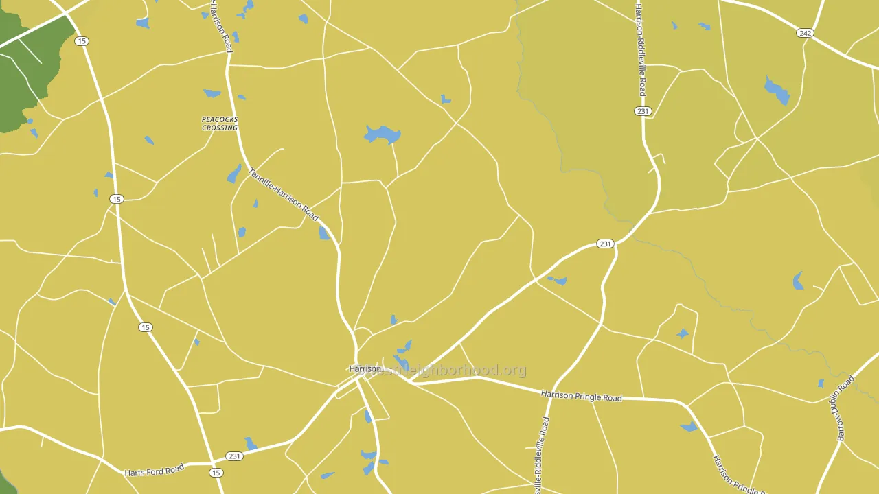 31035, GA block-group voter-turnout map