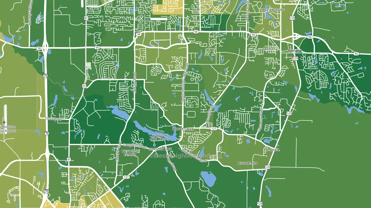 31047, GA block-group voter-turnout map