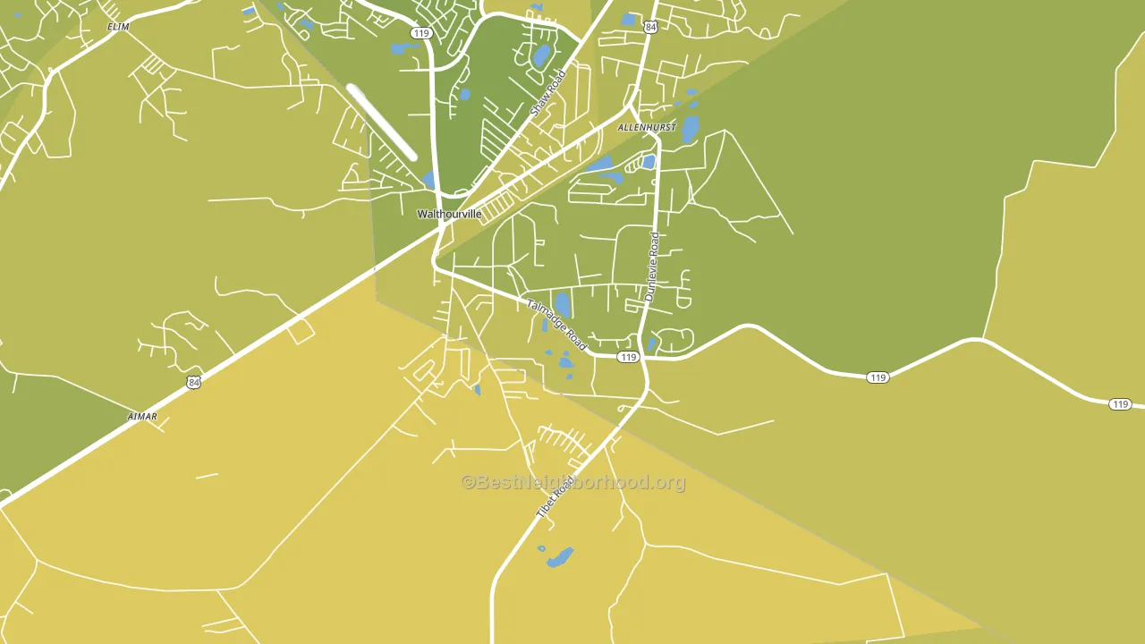 31301, GA block-group voter-turnout map