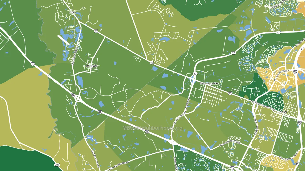 31302, GA block-group voter-turnout map