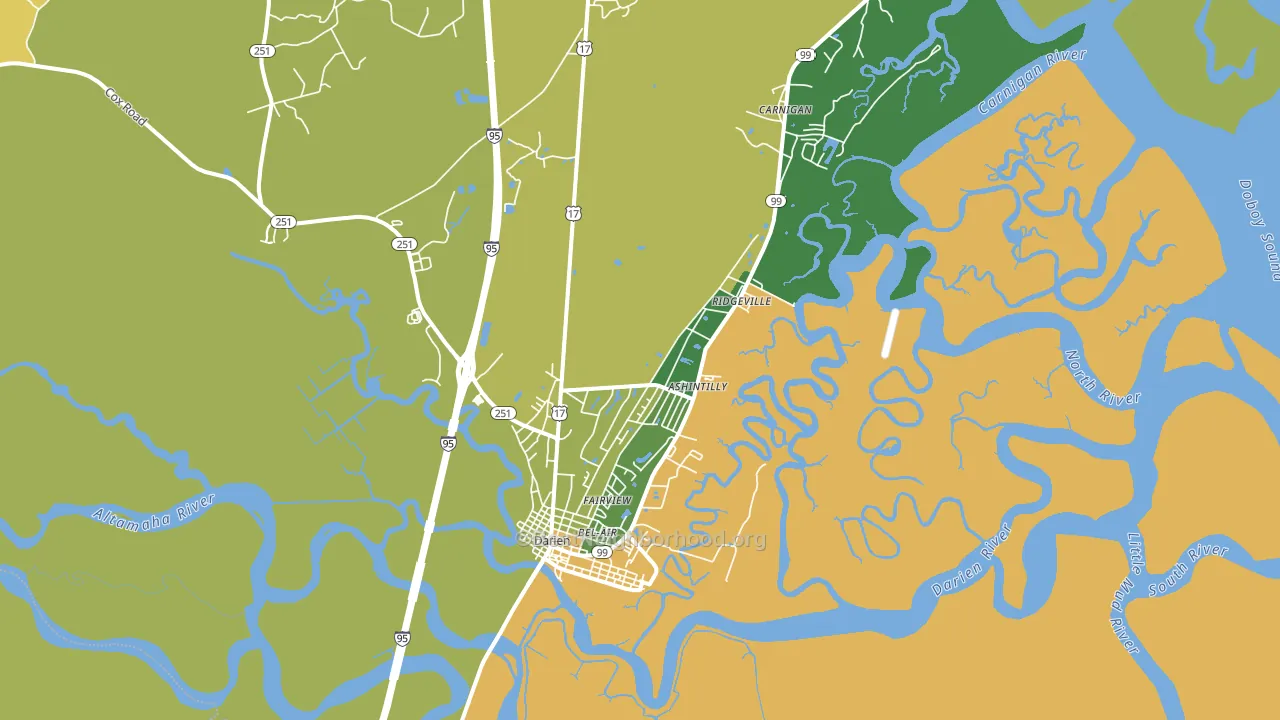 31305, GA block-group voter-turnout map