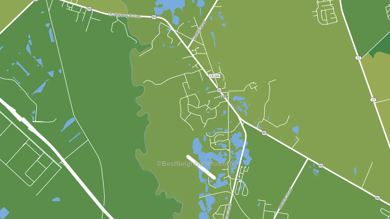 31307, GA block-group voter-turnout map