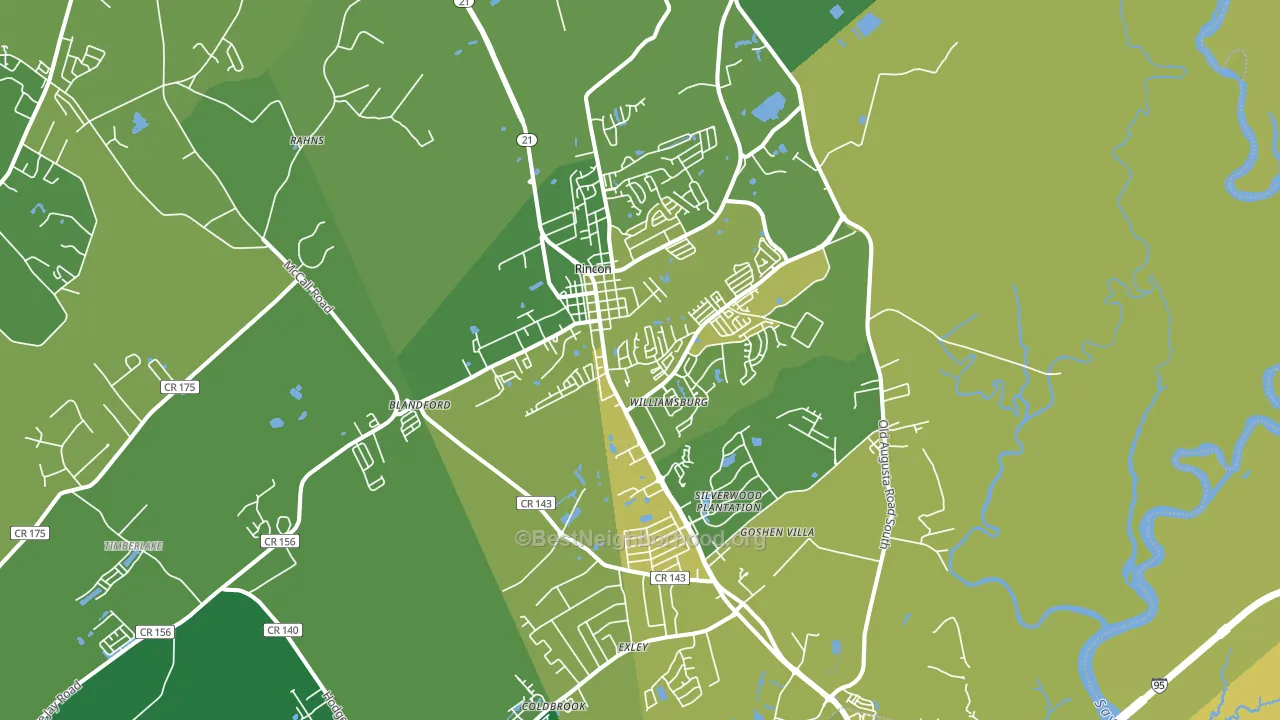 31326, GA block-group voter-turnout map