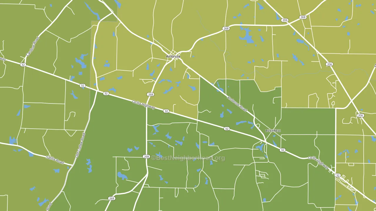 31512, GA block-group voter-turnout map