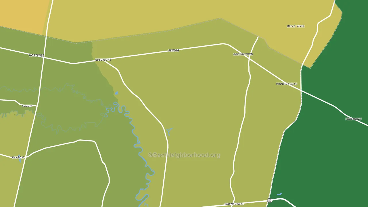 31543, GA block-group voter-turnout map