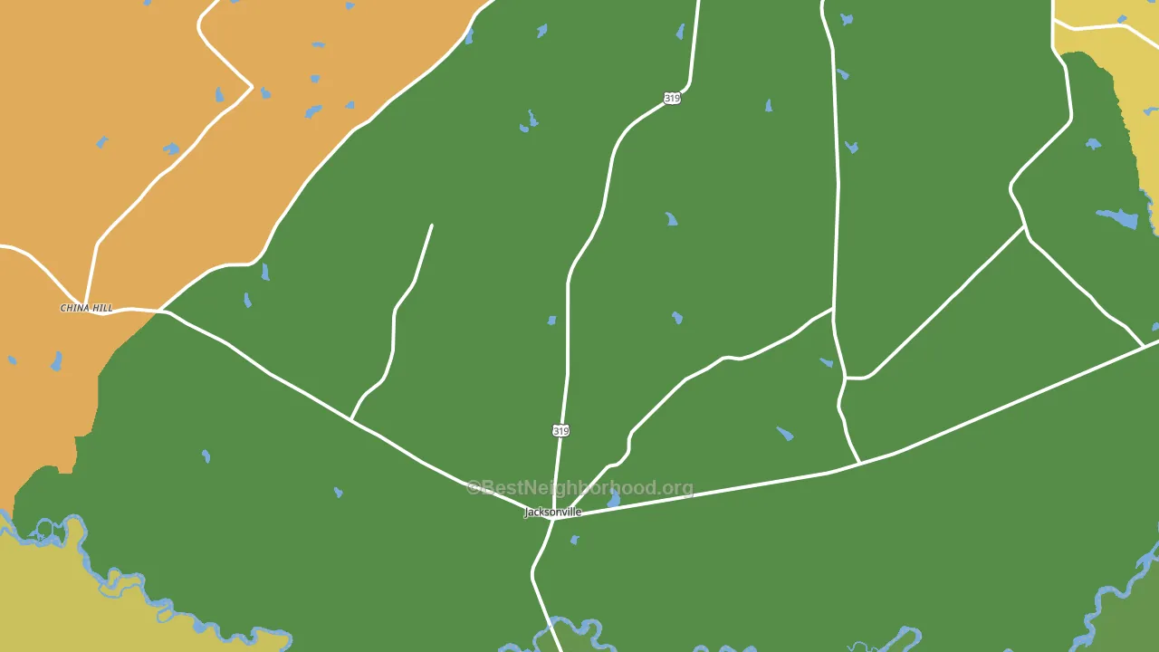 31544, GA block-group voter-turnout map