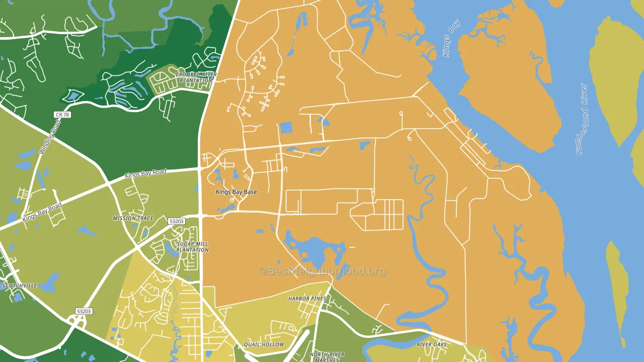 31547, GA block-group voter-turnout map