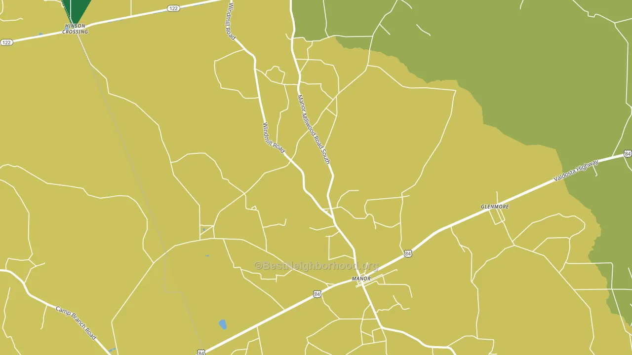 31550, GA block-group voter-turnout map