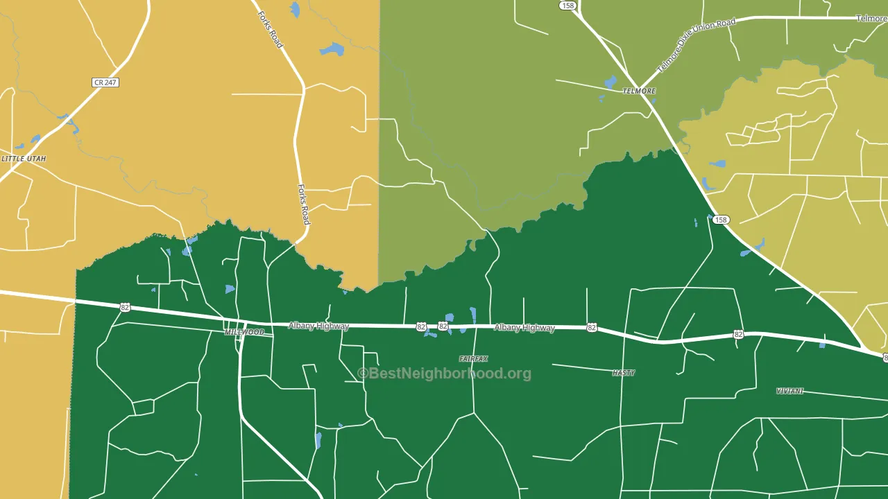 31552, GA block-group voter-turnout map