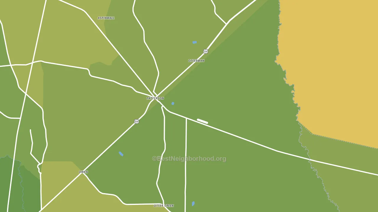 31557, GA block-group voter-turnout map