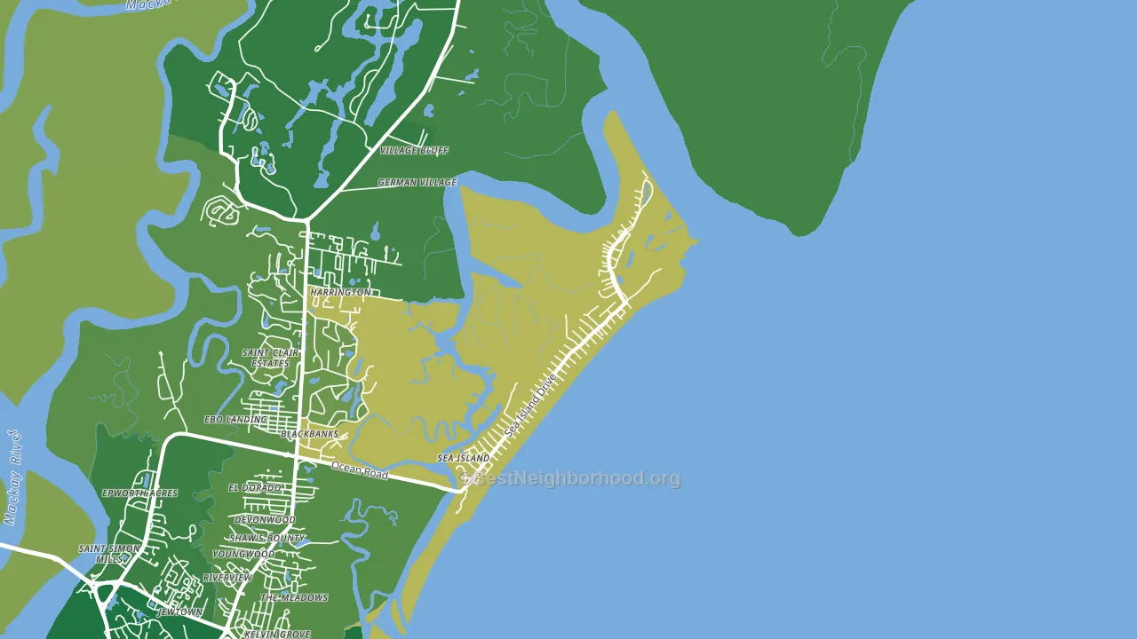 31561, GA block-group voter-turnout map