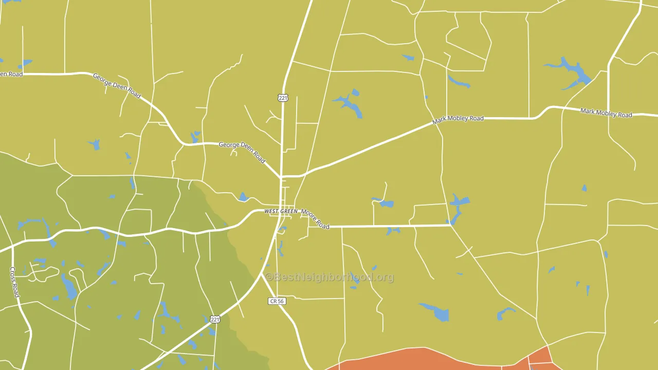 31567, GA block-group voter-turnout map