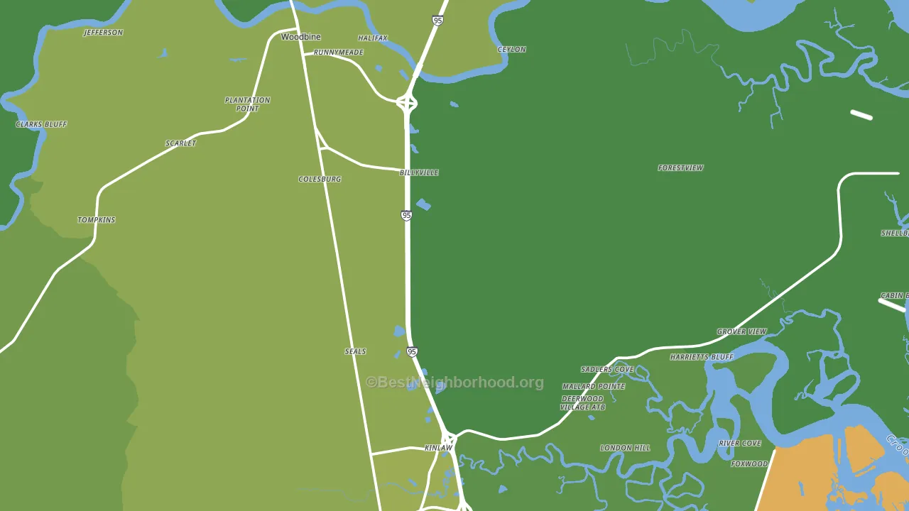 31569, GA block-group voter-turnout map