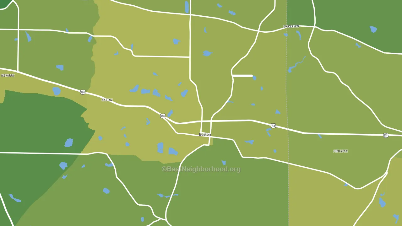 31626, GA block-group voter-turnout map