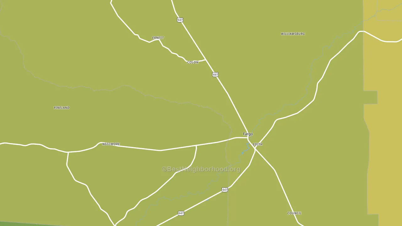 31631, GA block-group voter-turnout map