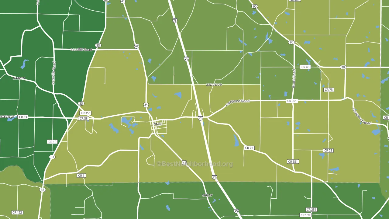 31712, GA block-group voter-turnout map